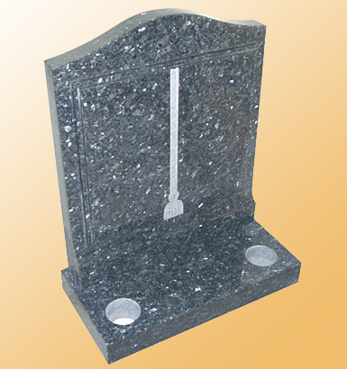 RP-5 - Book Headstone Memorial (Raised Hand Carved Book with C&T)
